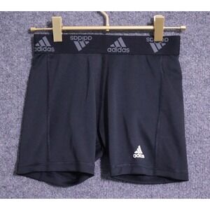 Adidas‎ Shorts Girls Large 14 Black Compression Biker Performance Train NWT NEW